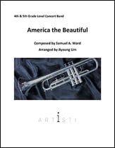 America the Beautiful Concert Band sheet music cover